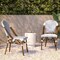 Flash Furniture White/Navy PE Rattan Stacking Paris Chair, 2PK 2-SDA-AD642001-F-WHNVY-NAT-GG - alternate 3